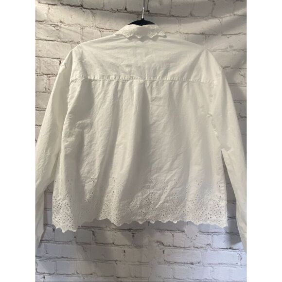 Gap cotton crop button down woman’s shirt - Picture 7 of 10